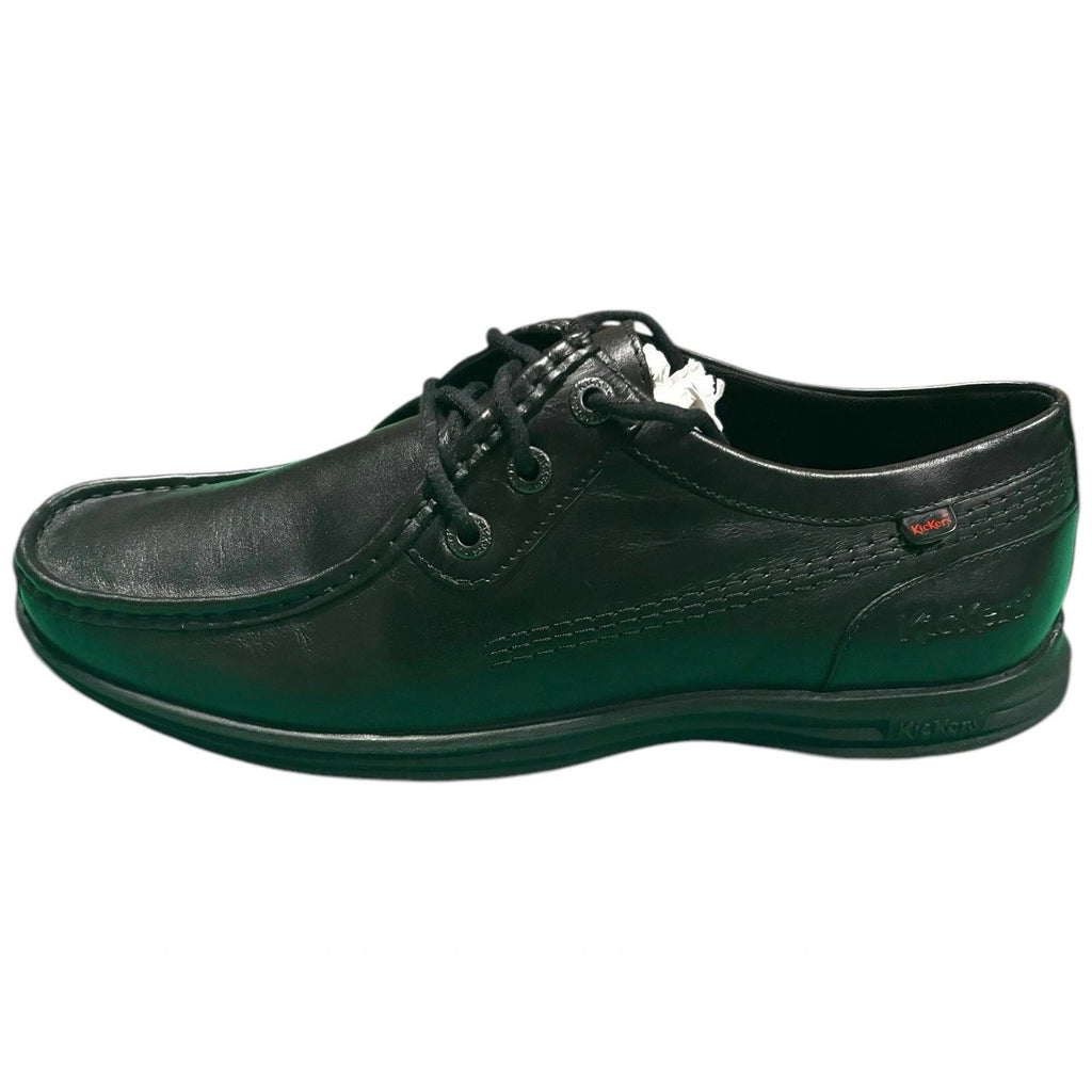 Kickers Reasan Lace Leather Mens Shoes Black