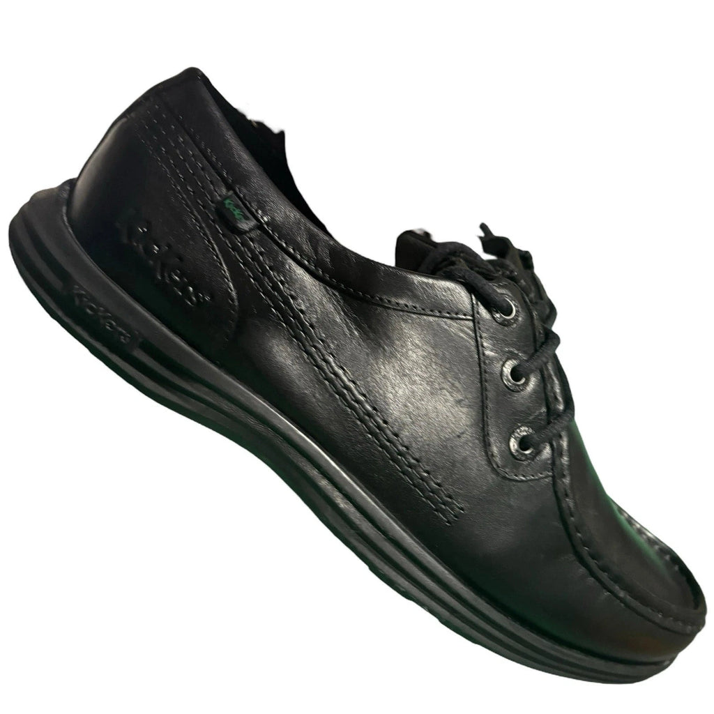 Kickers Reasan Lace Leather Mens Shoes Black