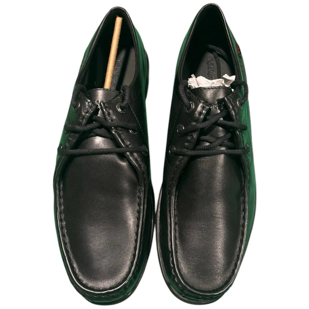 Kickers Reasan Lace Leather Mens Shoes Black