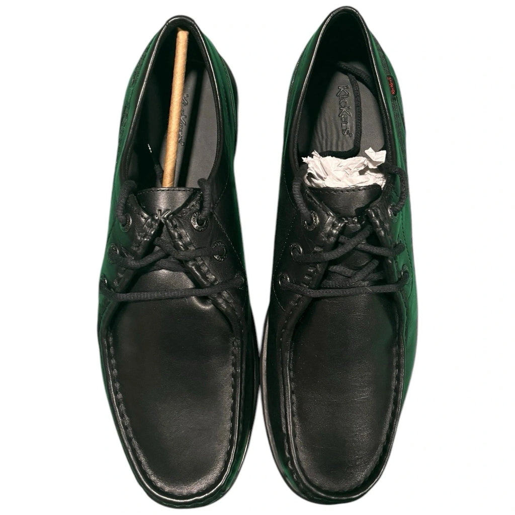 Kickers Reasan Lace Leather Mens Shoes Black