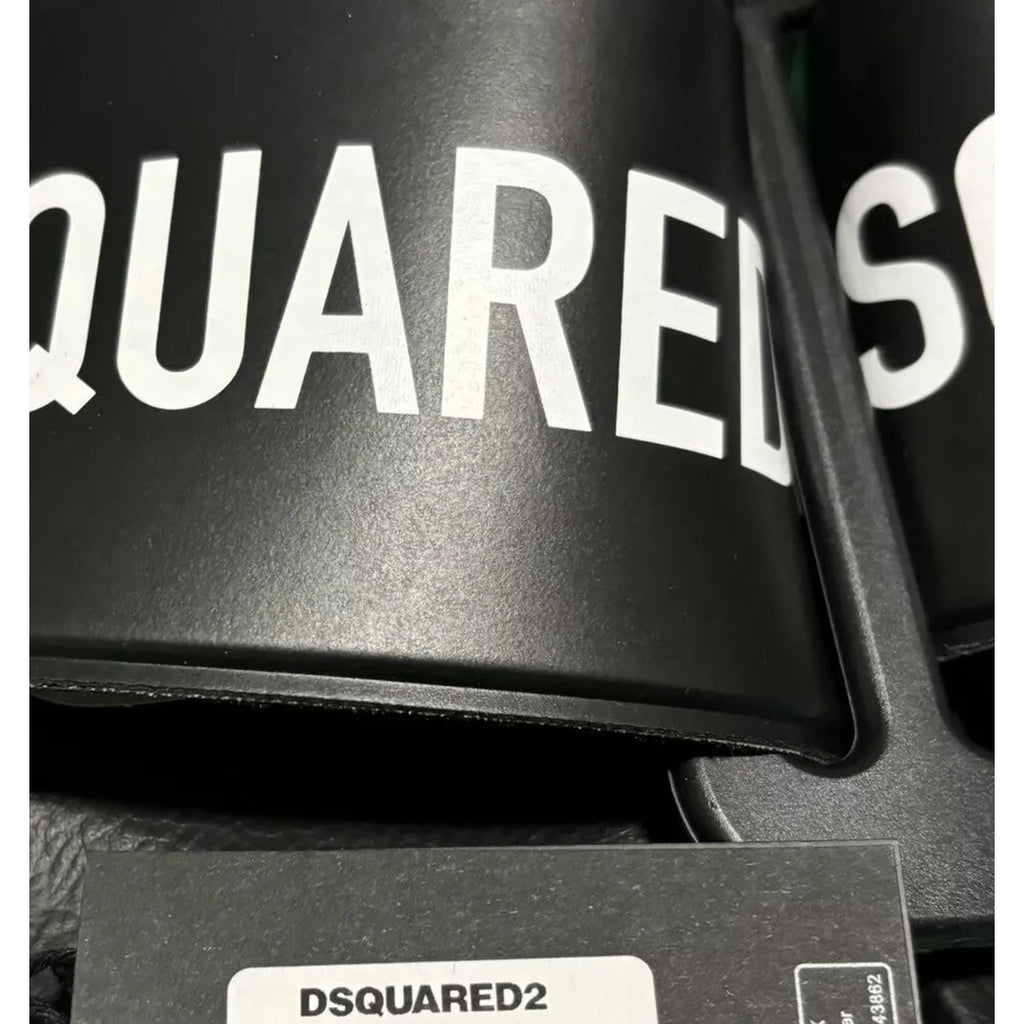 Kids Dsquared2 Black Sliders