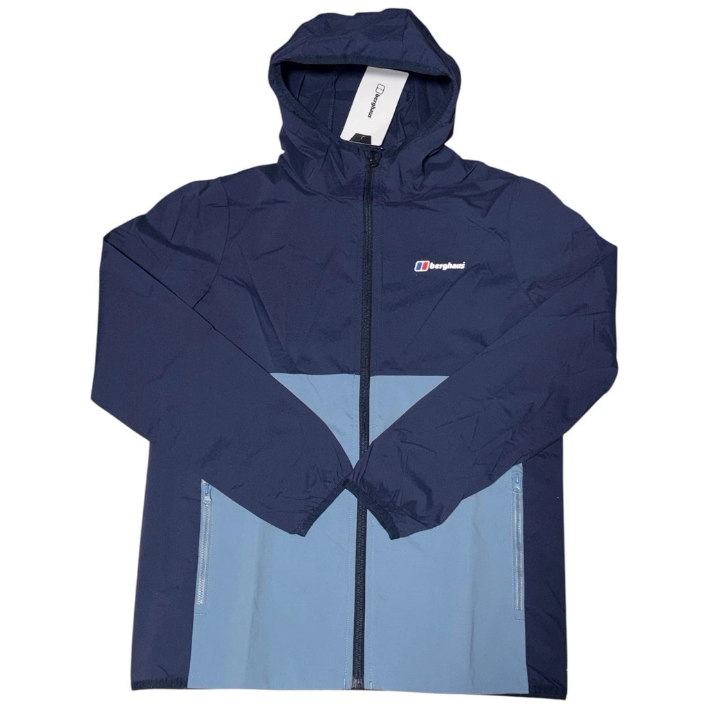 Kids Berghaus Theran Jacket Blue Navy Hooded Coat