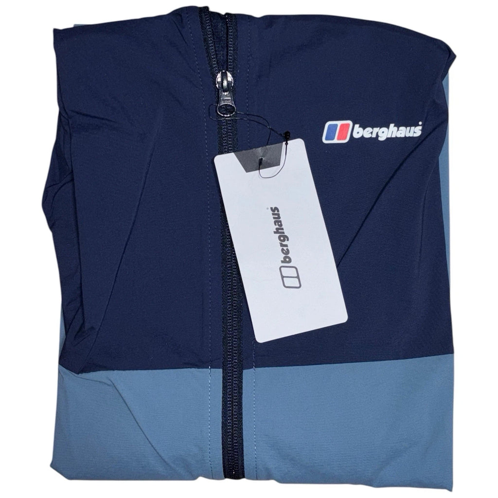Kids Berghaus Theran Jacket Blue Navy Hooded Coat