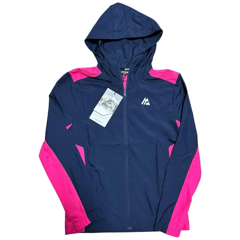 Kids Montirex Speed Windbreaker Jacket Blue Magenta