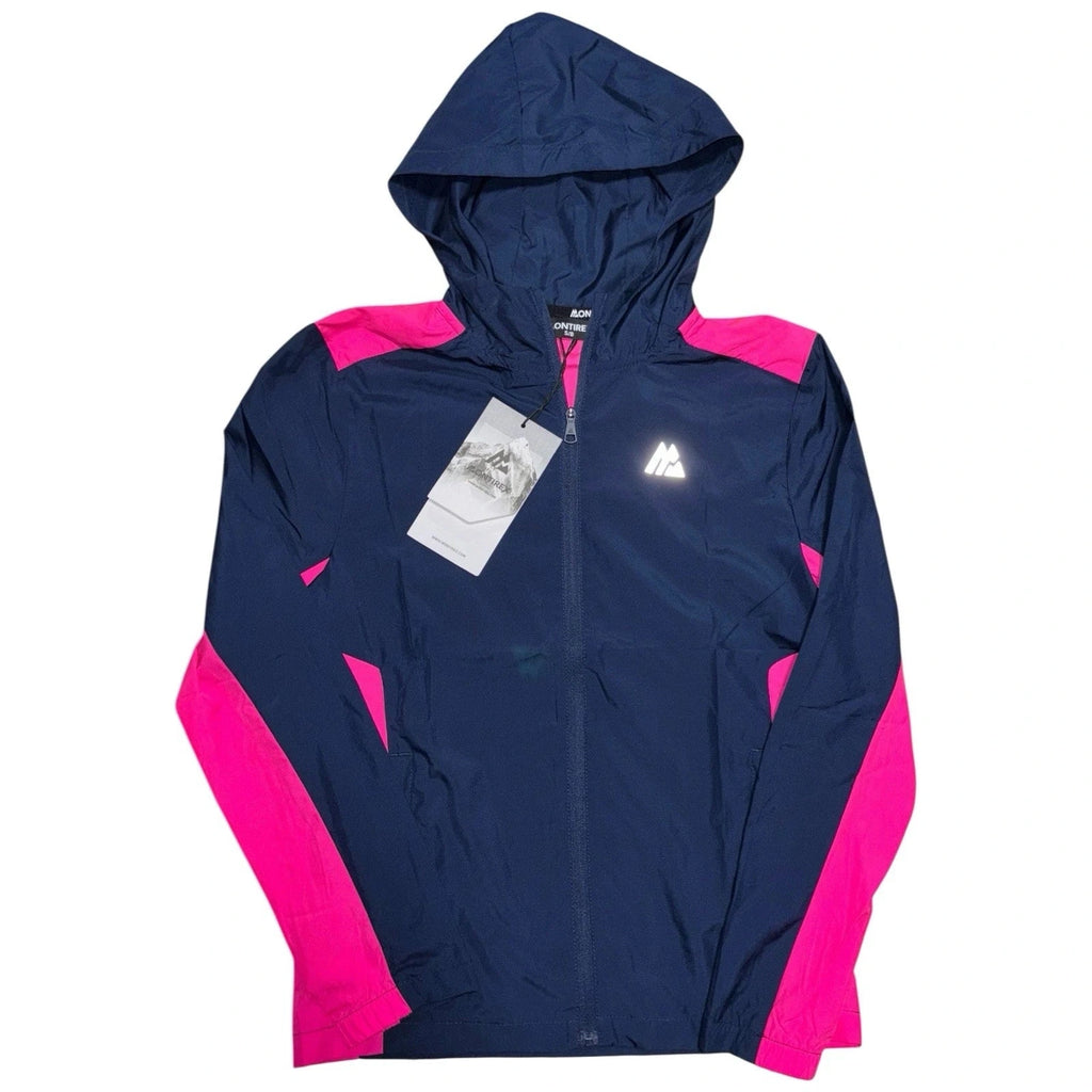 Kids Montirex Speed Windbreaker Jacket Blue Magenta