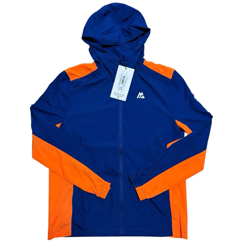 Kids Montirex Speed Windbreaker Jacket Blue Orange