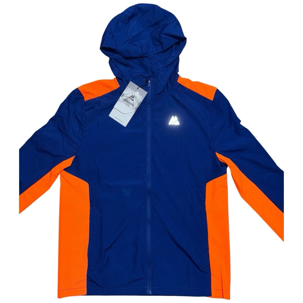 Kids Montirex Speed Windbreaker Jacket Blue Orange