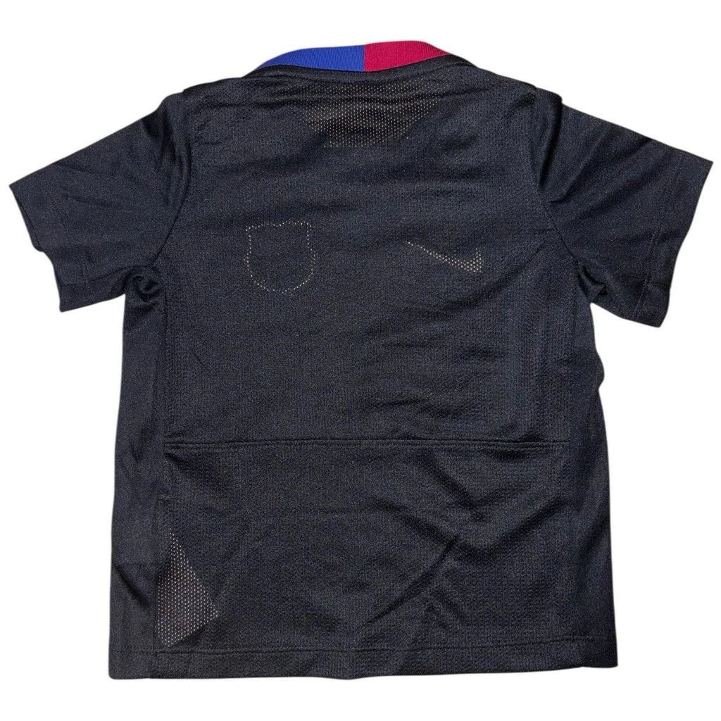 Kids Nike Barcelona Away 24-25 Dri-FIT Football Shirt Black