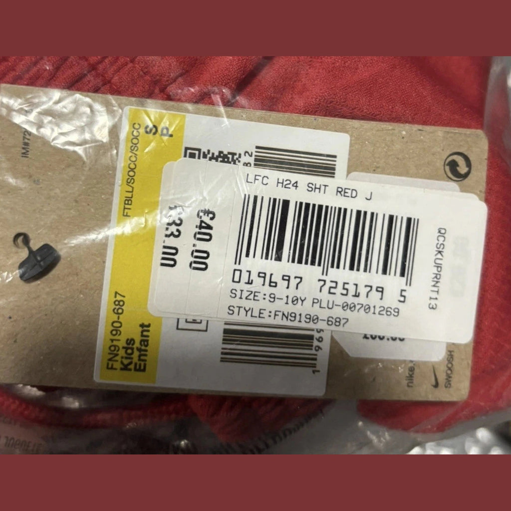 Kids Nike Liverpool Home Shorts 2024 2025 Stadium Red