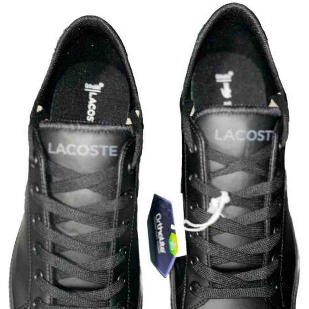 Lacoste Gripshot Black Junior Trainers - Smart Croc Shoes