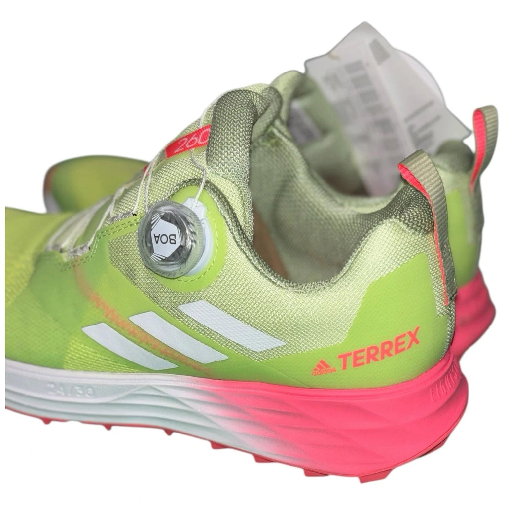 Ladies Adidas Terrex Two BOA Trail Running Shoes Yellow