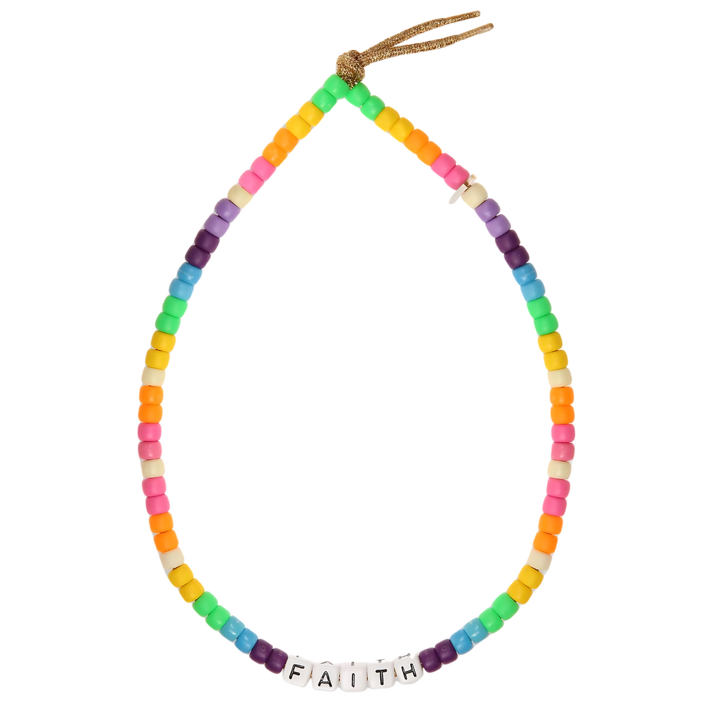 Lauren Rubinski Love Bead Beaded Necklace 'Faith'