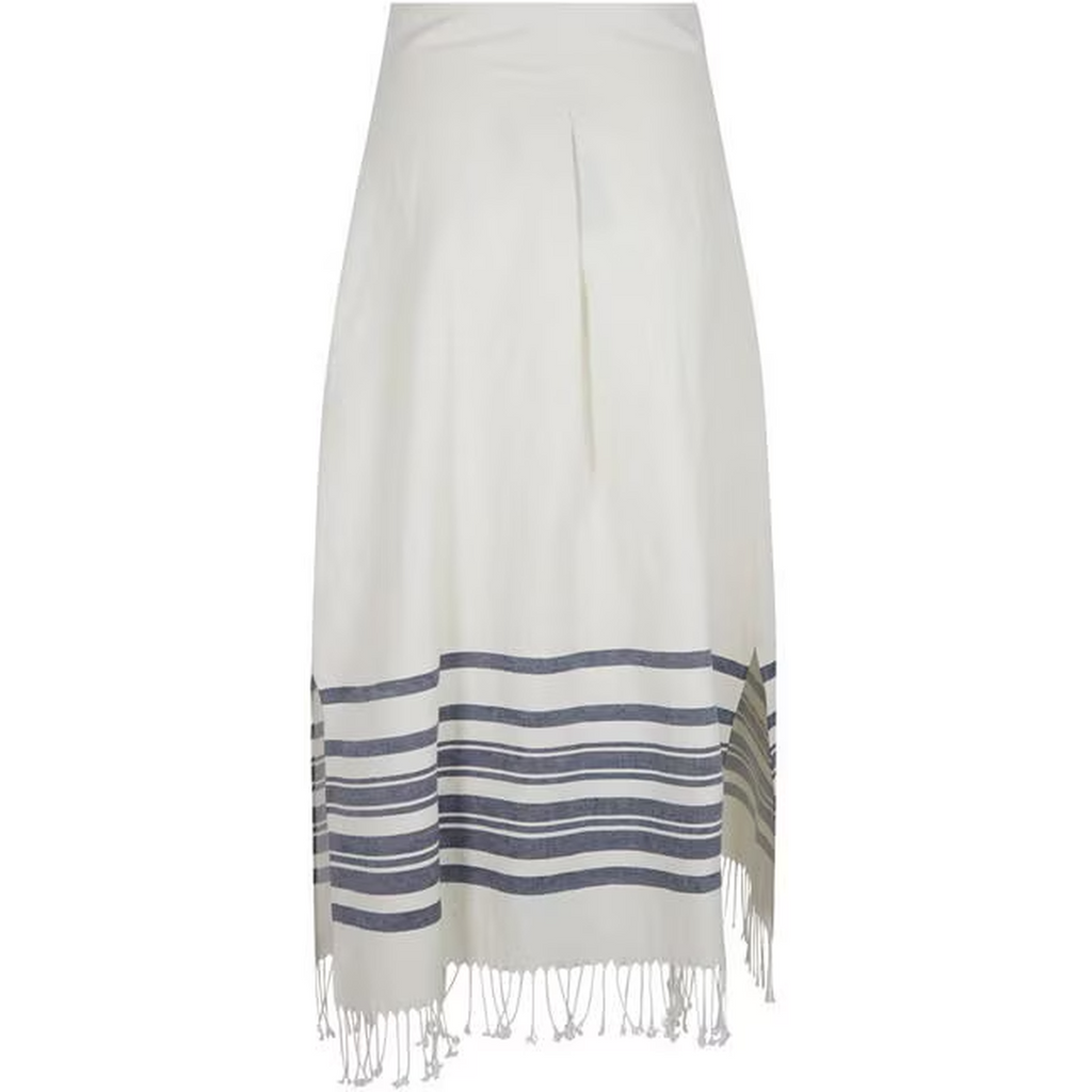 Max Mara Weekend Targa Linen Midi Skirt Flared A Line