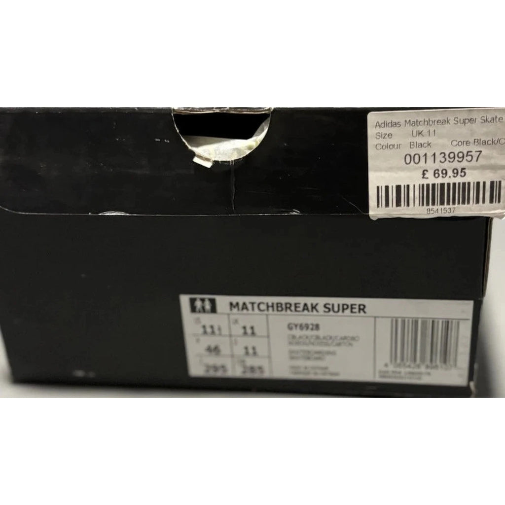 Men Black adidas Originals Matchbreak Super Skateboarding Trainers