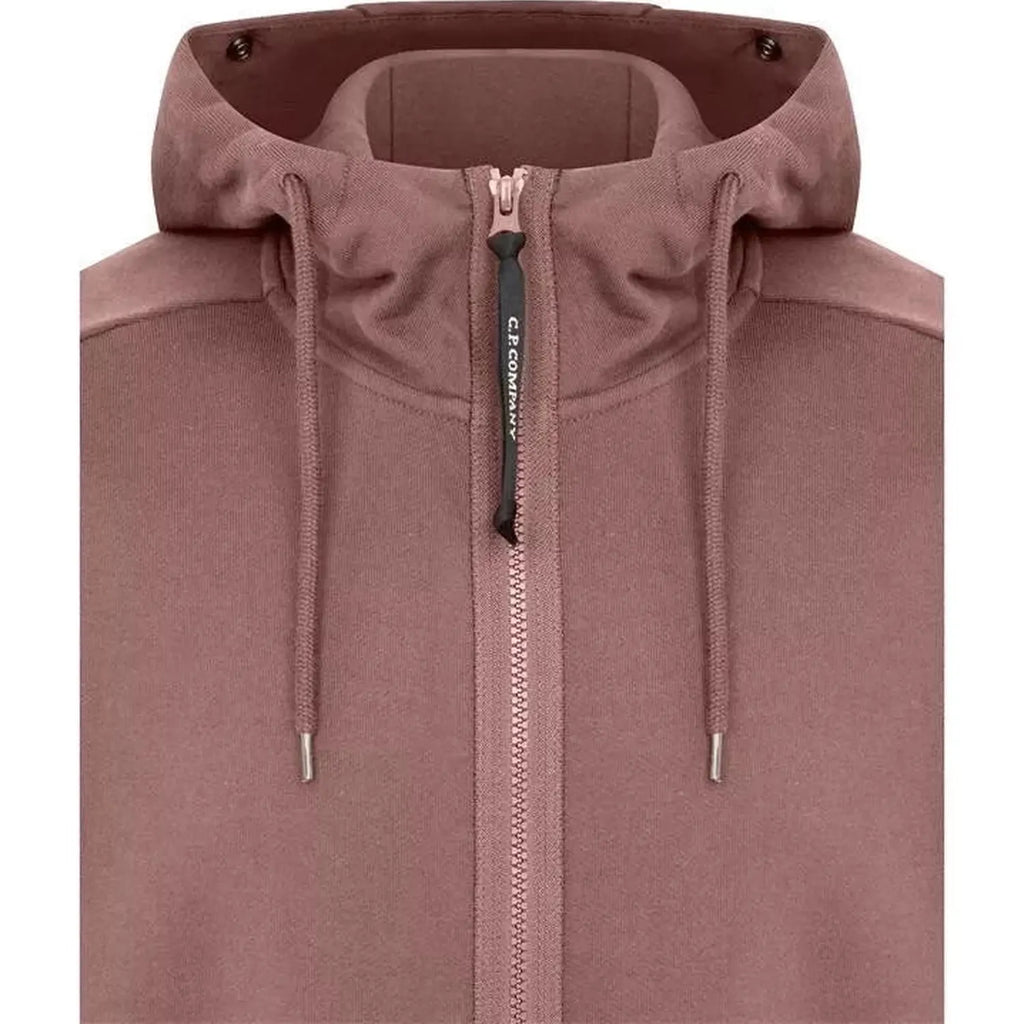 Men Cedar Wood Full Zip Goggle Hoodie