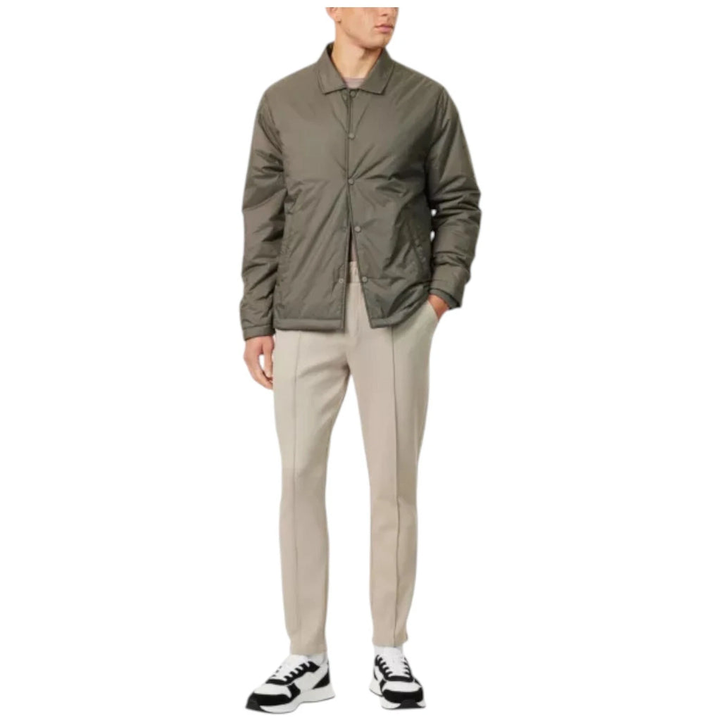 Men Grey Arne Twill Regular Fit Trousers