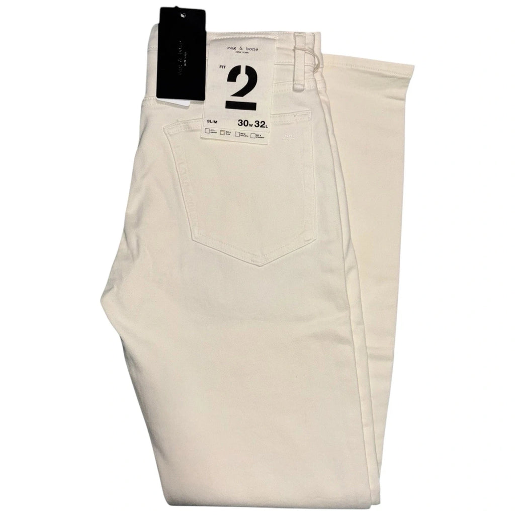 Men Ivory Slim Tapered Jeans