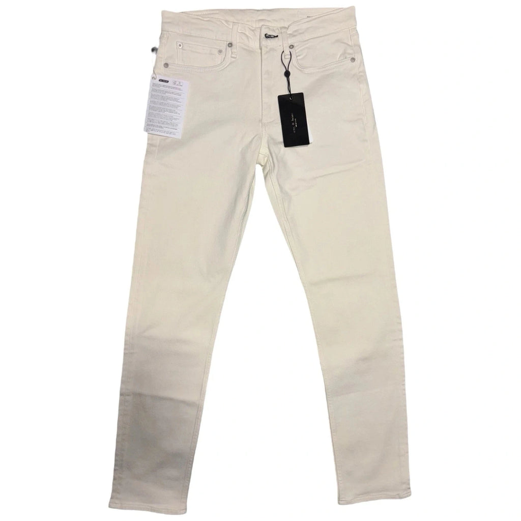 Men Ivory Slim Tapered Jeans