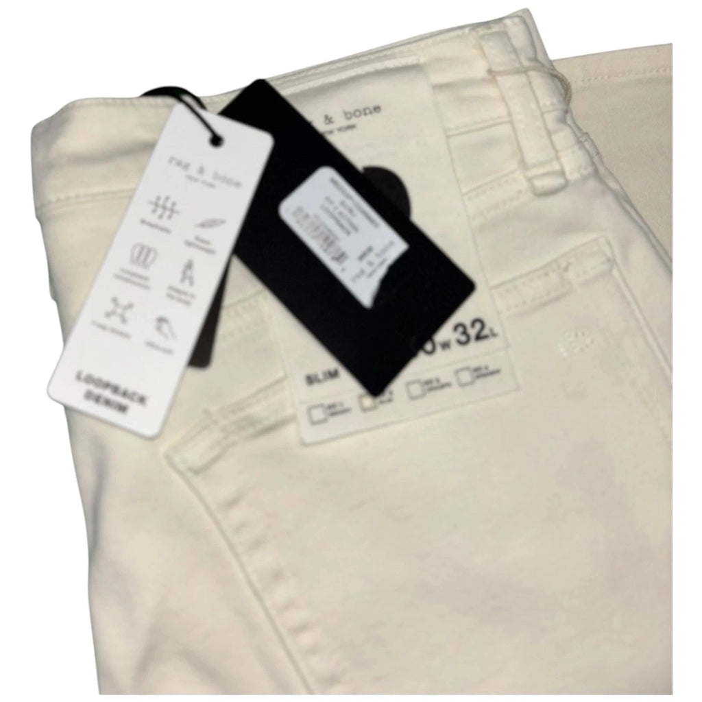 Men Ivory Slim Tapered Jeans