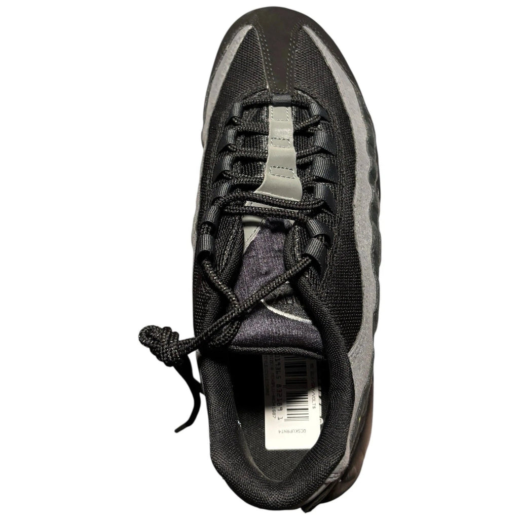 Men Nike Air Max 95 Retro Logo Black Grey Volt Neon