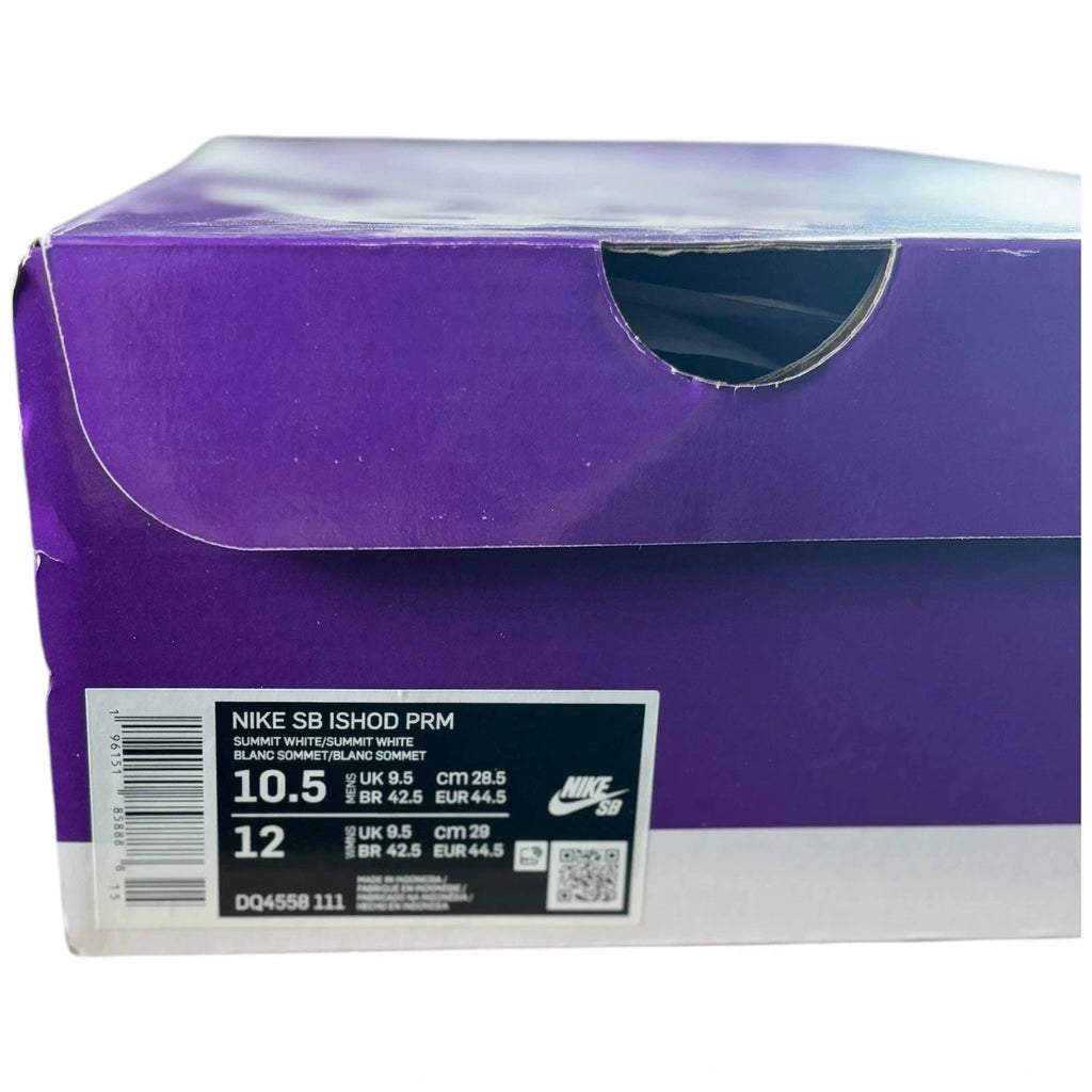 Men White Nike SB Ishod Wair Premium Skate Trainers