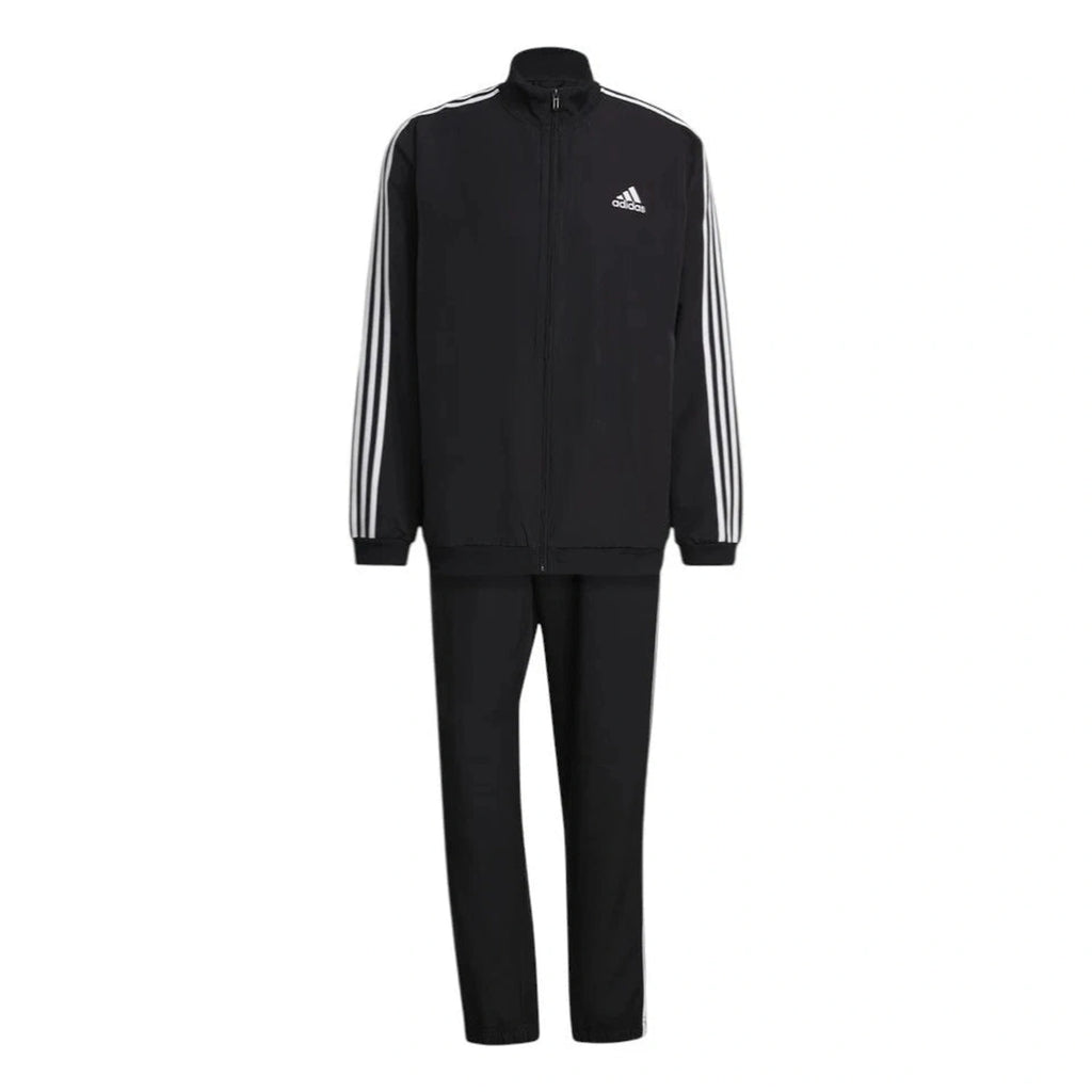 Men's Adidas Essentials Aeroready 3-Stripes Black Tracksuit