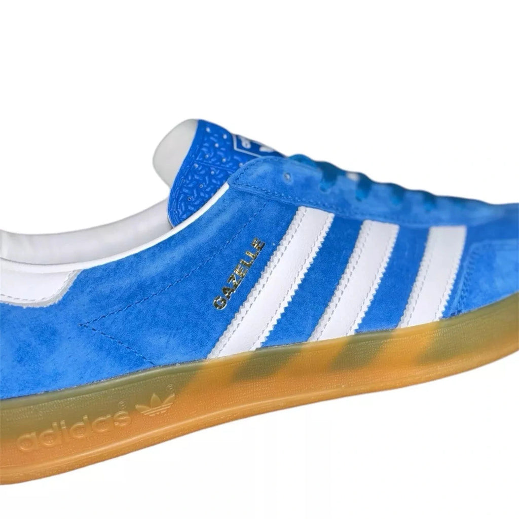 Men's Adidas Originals Gazelle Trainers Blue Bird Cloud White
