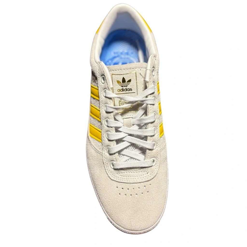 Men's Adidas Puig Indoor Shoes Suede Cloud White Yellow