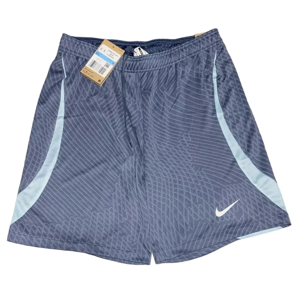 Men's Athletic Blue Nike Strike Dri Fit Training Gym Running Shorts