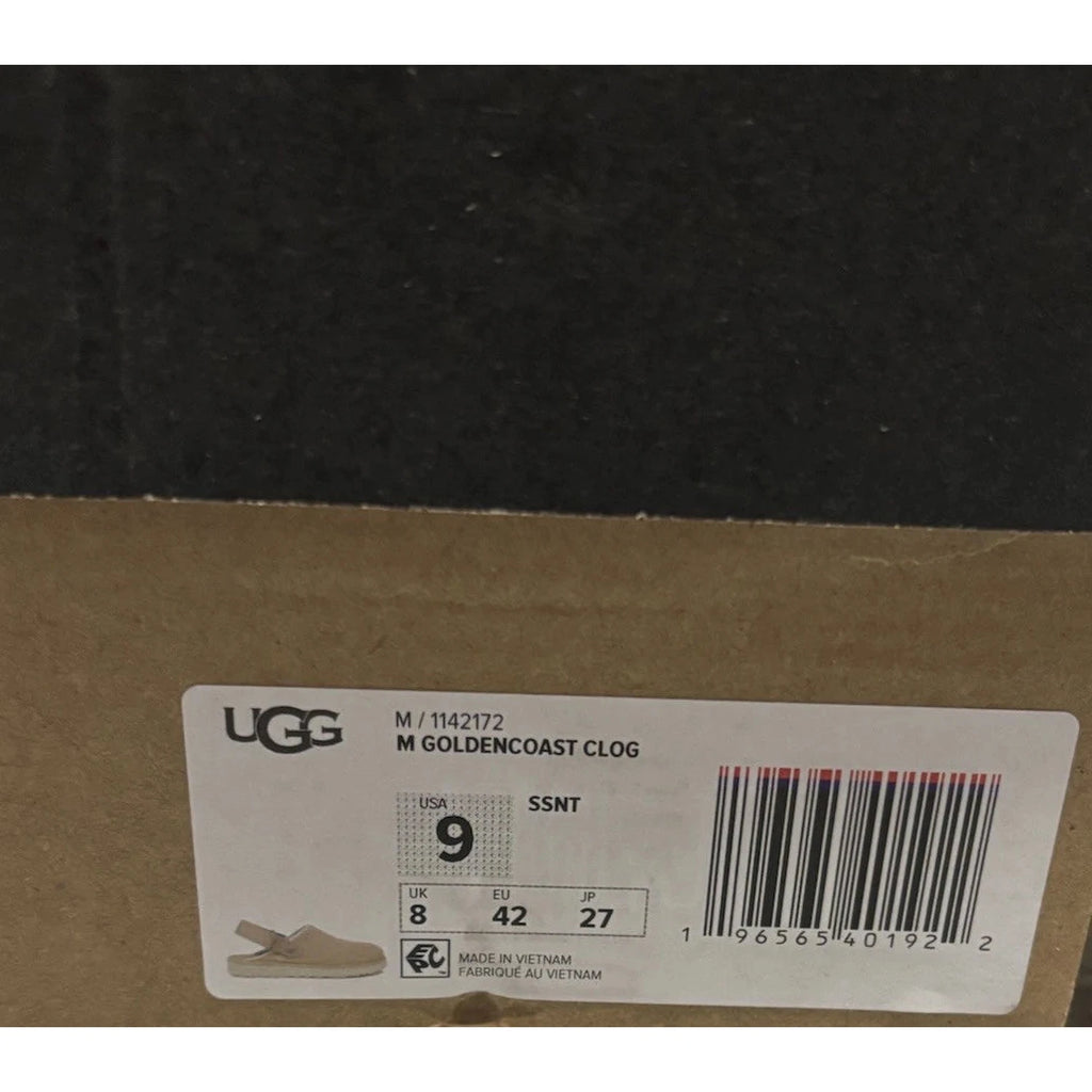 Men's Beige UGG Goldencoast Clogs Sandals