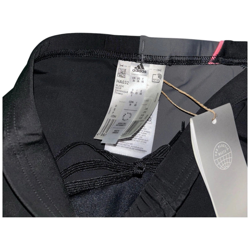 Men's Black Adidas Solid Swim Boxers