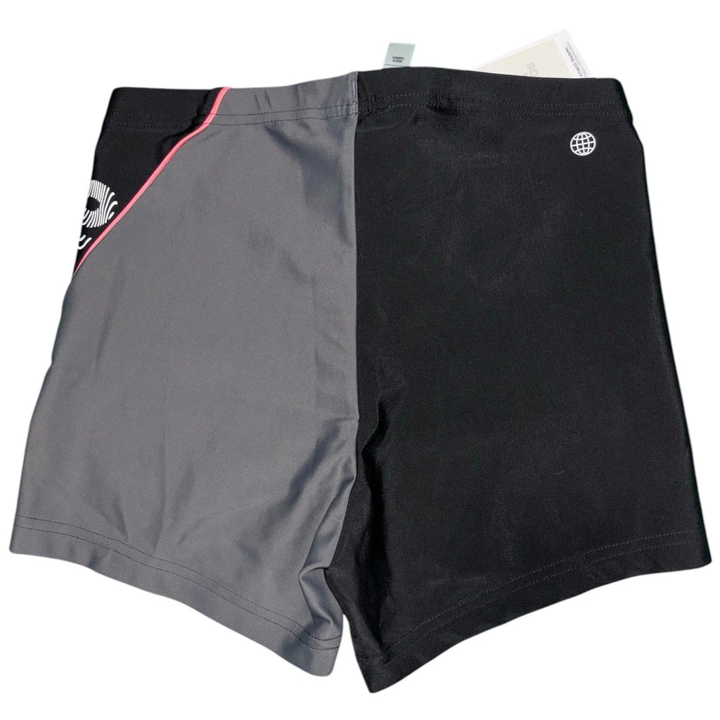 Men's Black Adidas Solid Swim Boxers