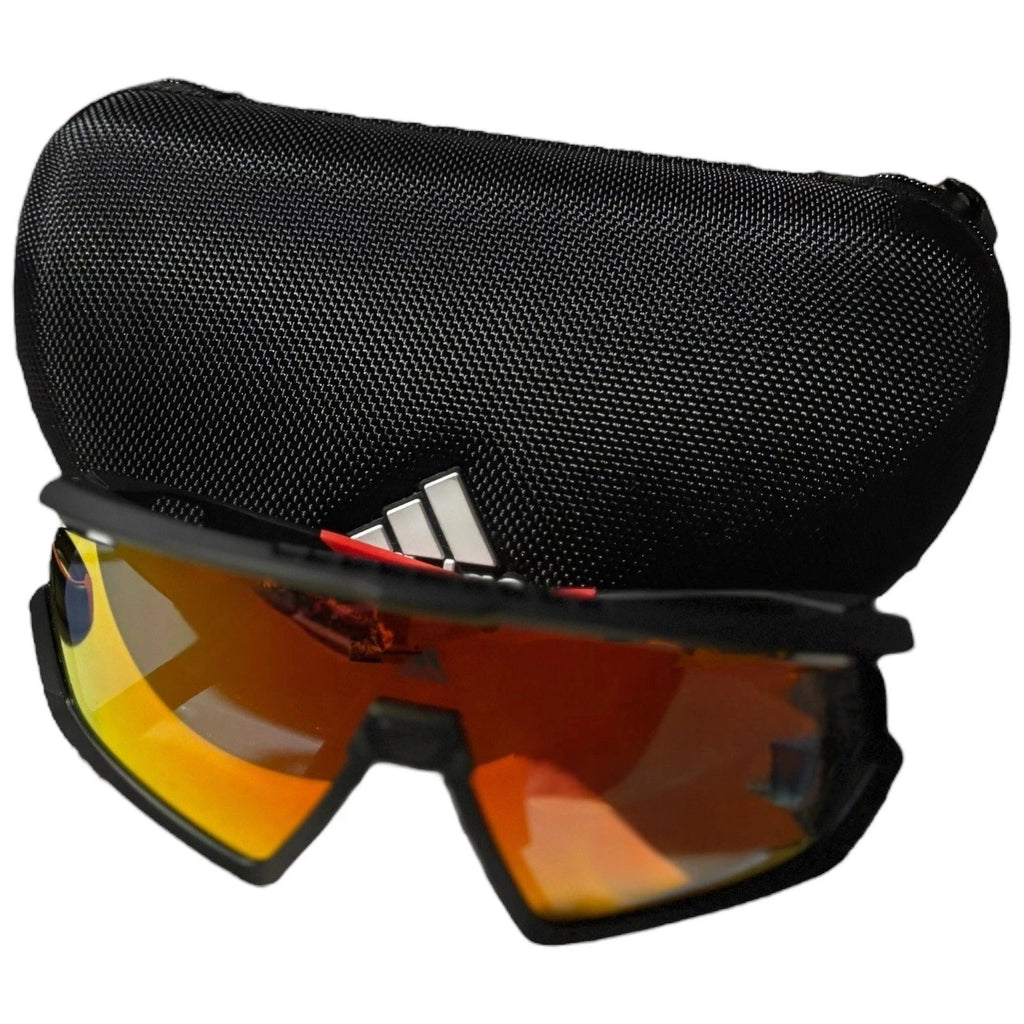 Men's Black Adidas Sport Injected Sunglasses
