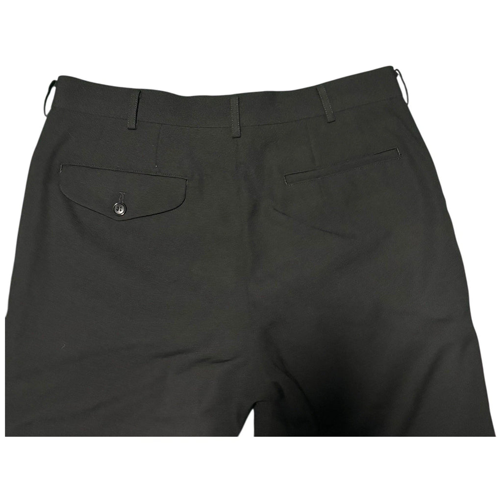 Black Comme Des Garcons Homme Plus Cotton Smart Trousers
