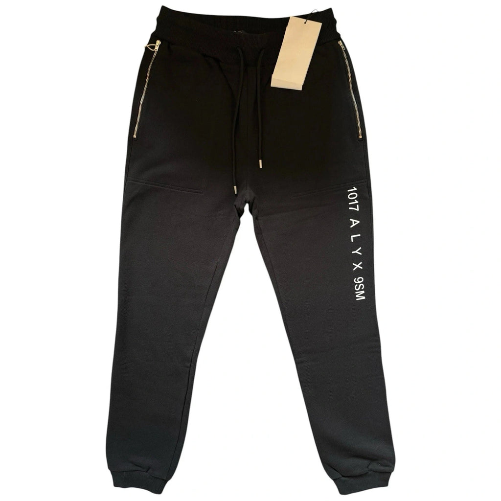 1017 ALYX 9SM Men's Black Fleece Jogger Pants