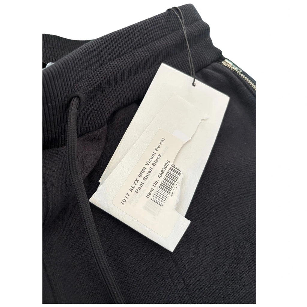 1017 ALYX 9SM Men's Black Fleece Jogger Pants