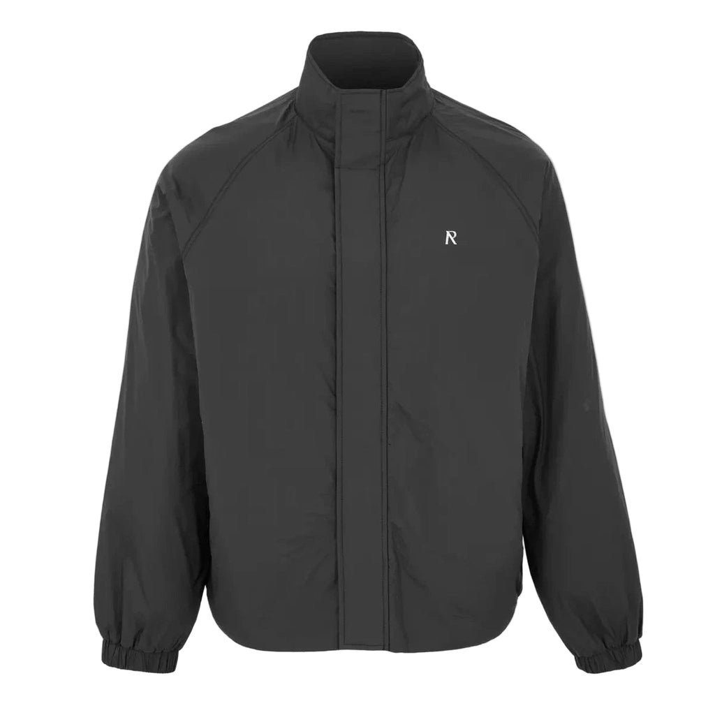 Men's Black Funnel Neck Jacket by Represent