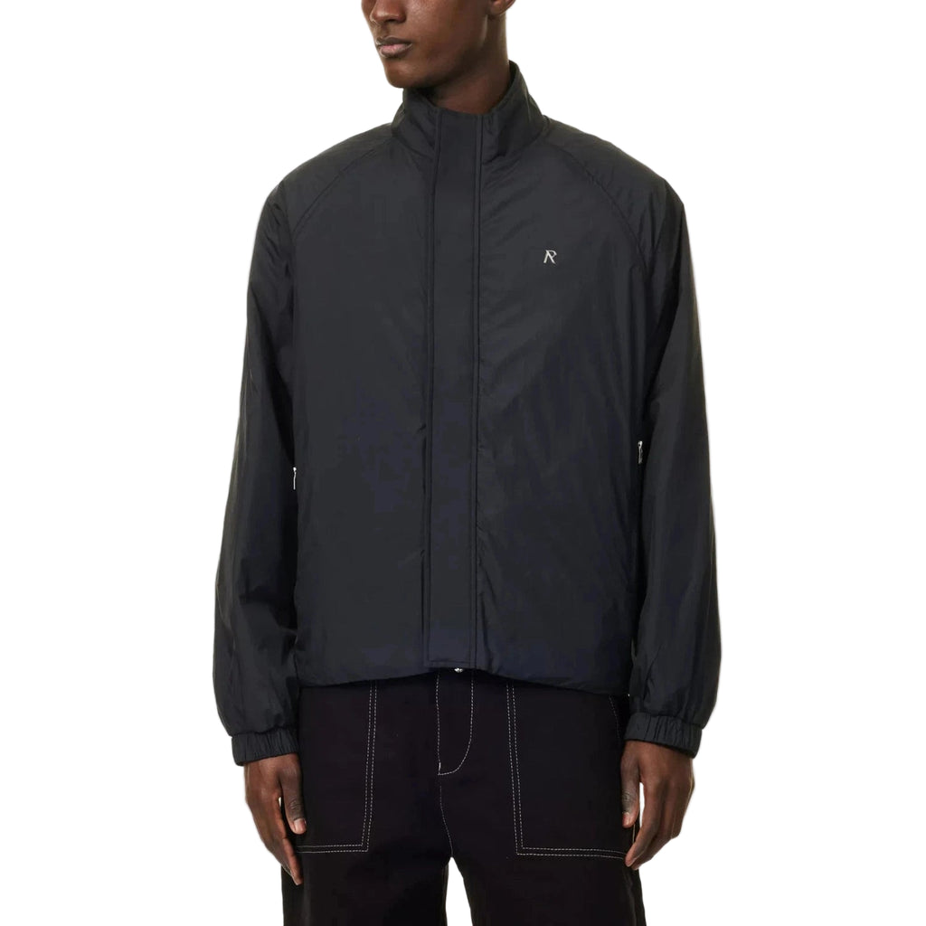 Men's Black Funnel Neck Jacket by Represent