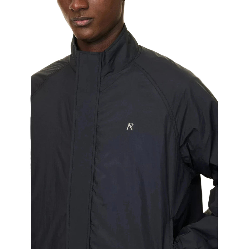 Men's Black Funnel Neck Jacket by Represent