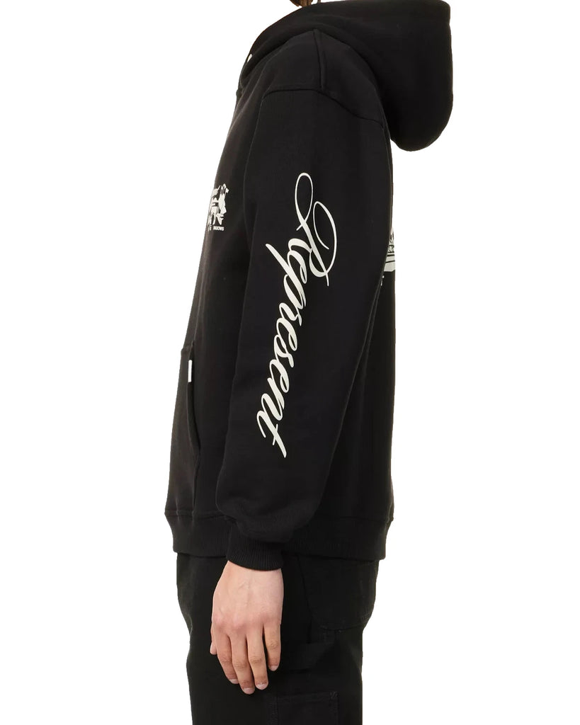 Represent Men's Black Graphic Print Hoodie