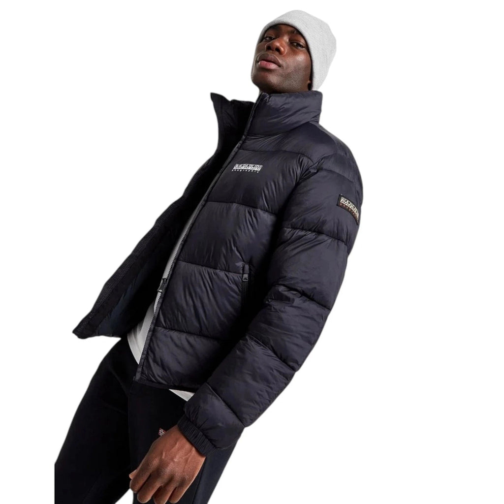 Men's Black Napapijri Suomi Padded Jacket