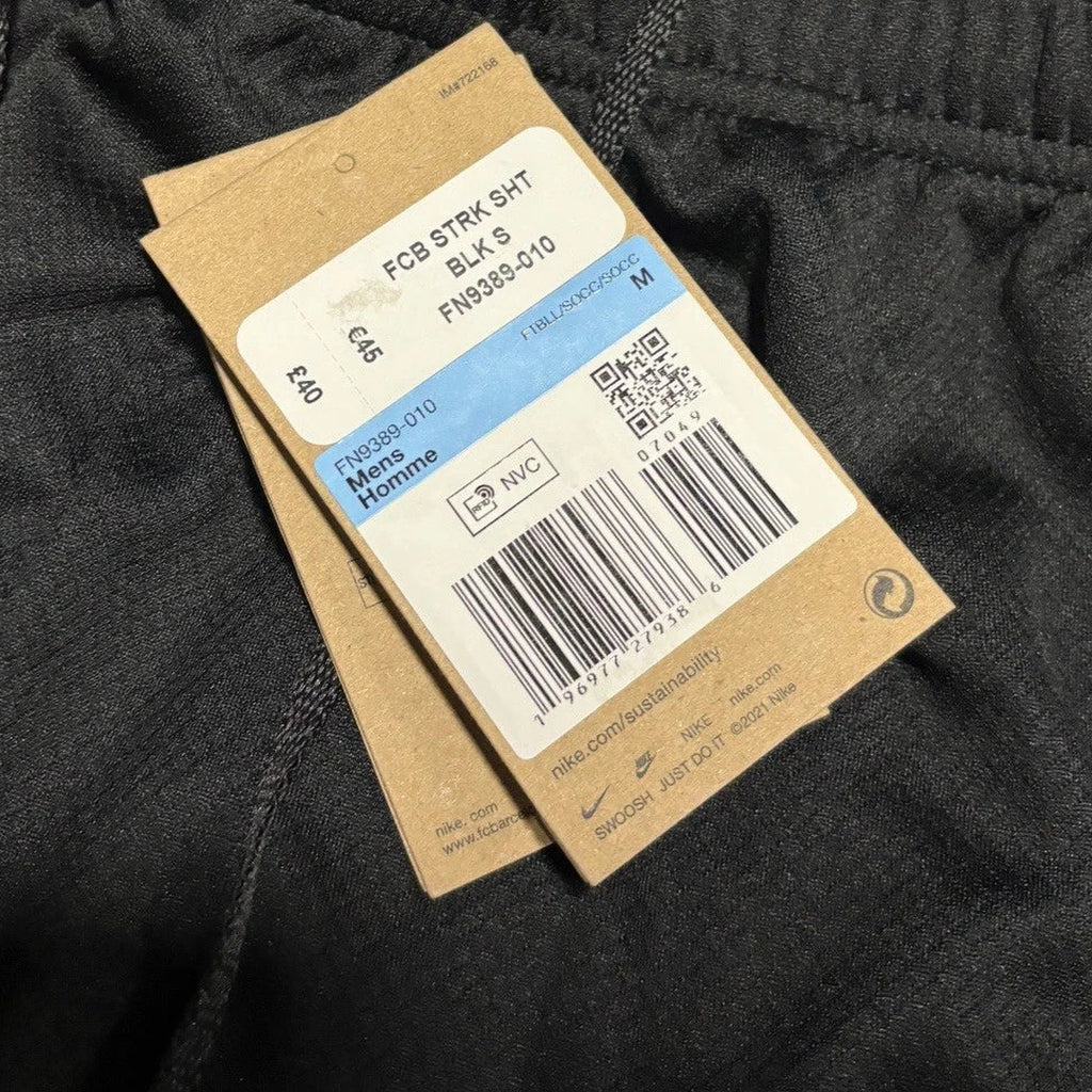 Men's Black Nike FC Barcelona Strike Shorts Dri-FIT