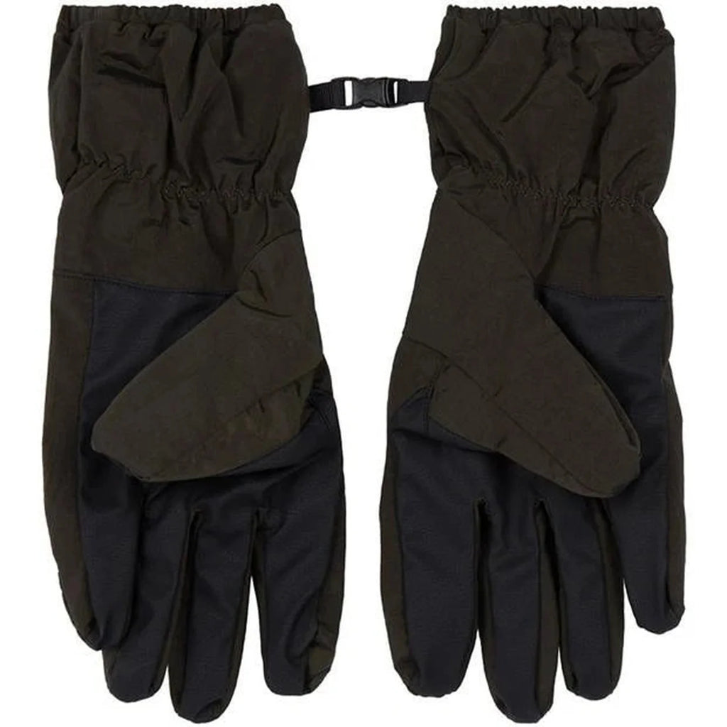 Men's Black Nylon Metal Gloves
