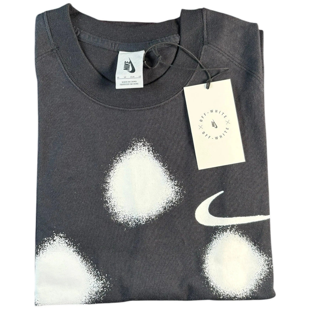 Men's Black Off-White X Nike Spray Paint Crew Neck T-Shirt