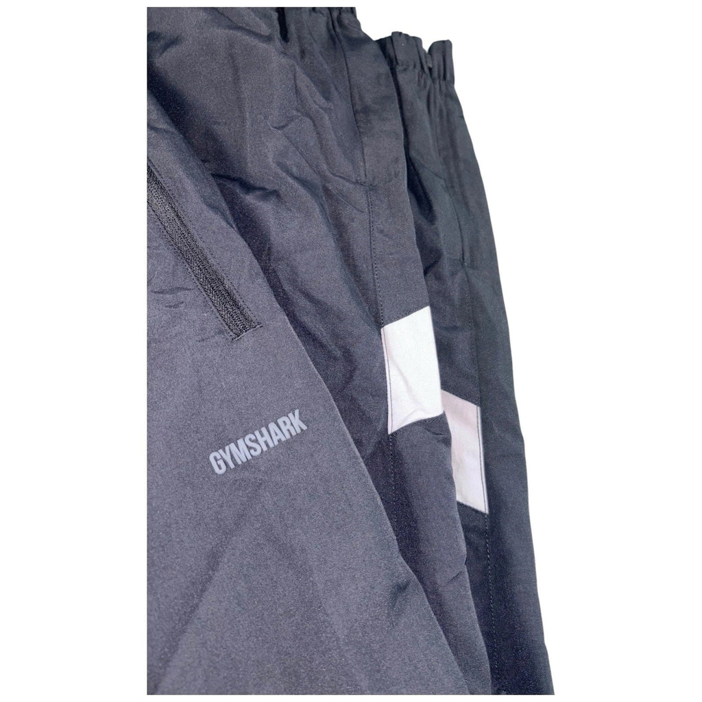 Men's Black Oversized Fit Gymshark Every Wear Coach Track Pants