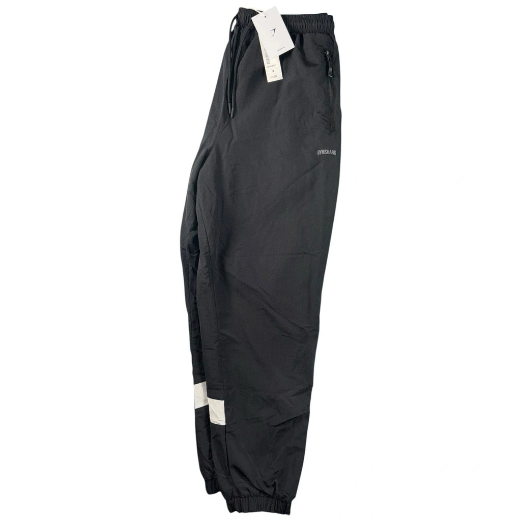 Men's Black Oversized Fit Gymshark Every Wear Coach Track Pants