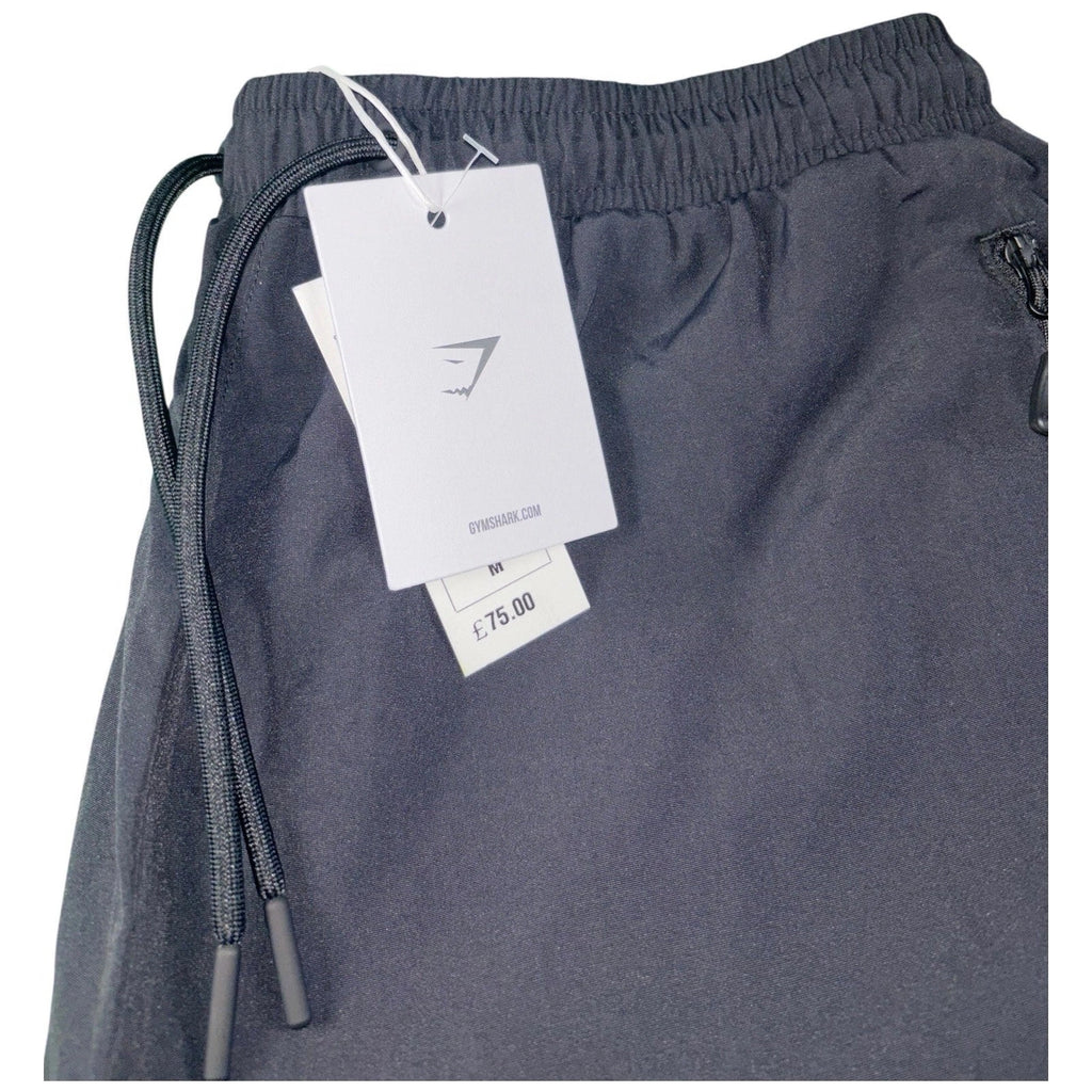Men's Black Oversized Fit Gymshark Every Wear Coach Track Pants