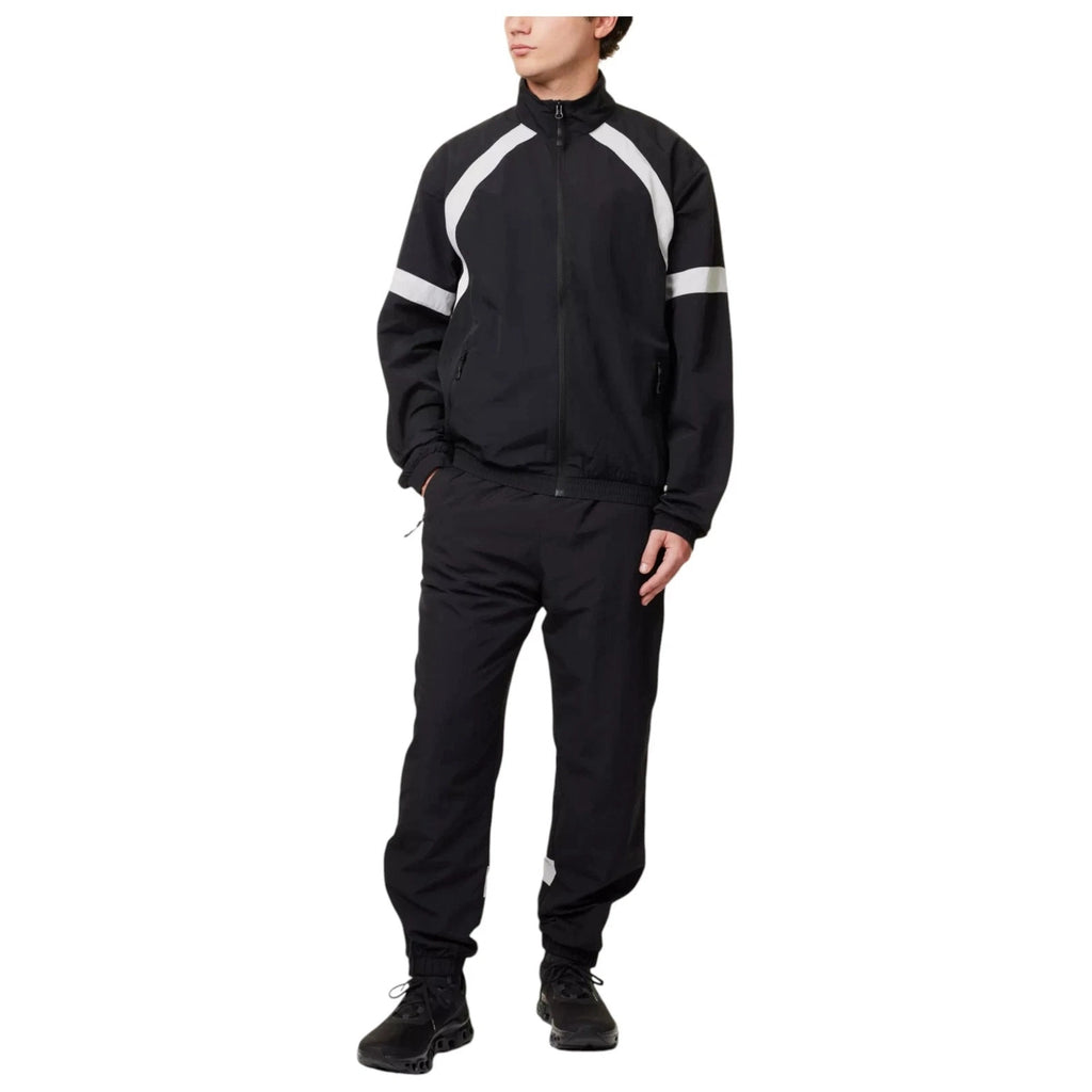 Men's Black Oversized Fit Gymshark Every Wear Coach Track Pants