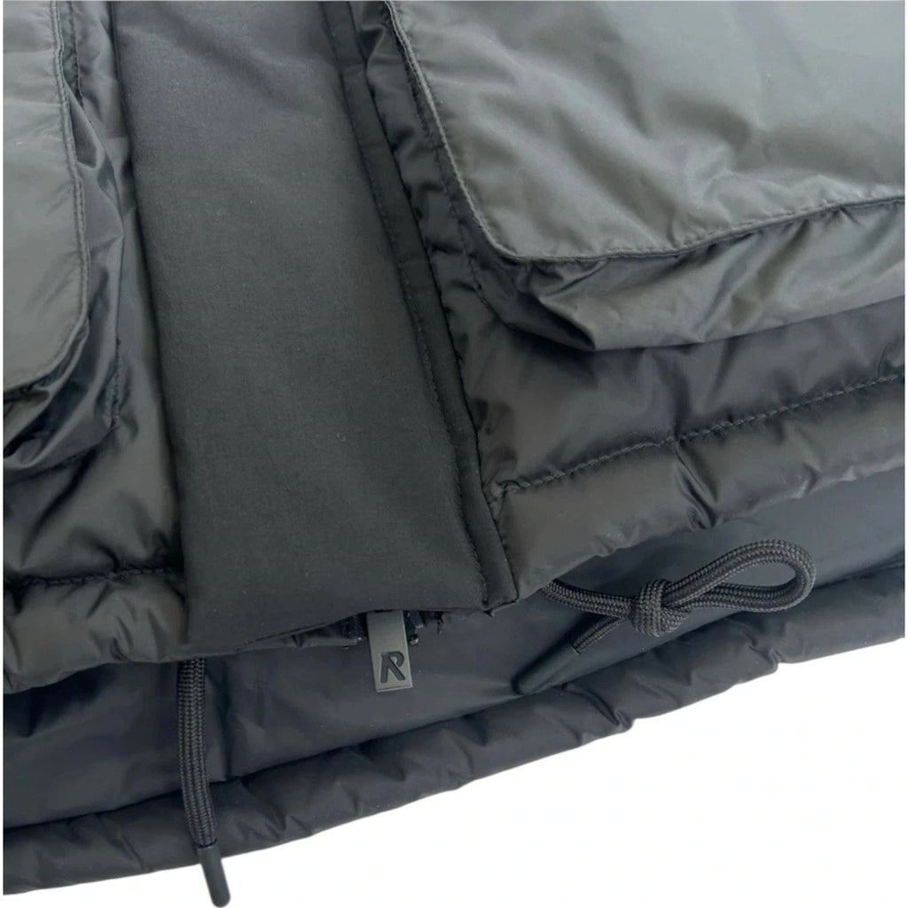 Men's Black Padded Down Gilet Jacket