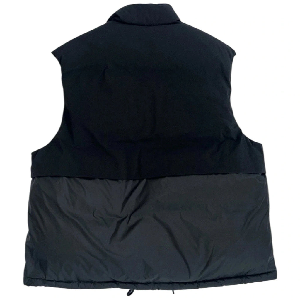 Men's Black Padded Down Gilet Jacket